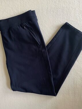 T by Talbots Blue Mid-weight Straight Leg High Rise Lounge Pants Size XL